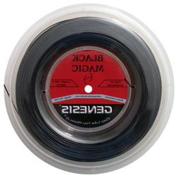 Genesis 660-Feet Black Magic Tennis Racket Reel Set, Black, 
