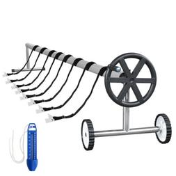 ARKSEN Stainless Steel Solar Cover Reel for Swimming Pools U