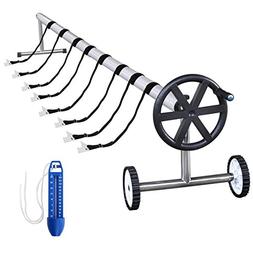 Nova Microdermabrasion Swimming Pool Cover Reel Set 21' FT A