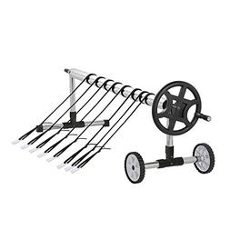 I-Choice Swimming Pool Cover Reel Up to 21 ft Wide Adjustabl